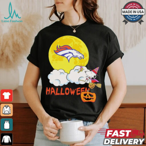 Snoopy Denver Broncos NFL Halloween 2024 Shirt