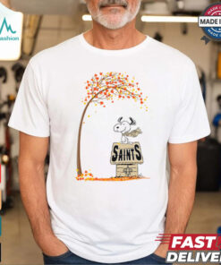 Snoopy Fall New Orleans Saints T Shirt