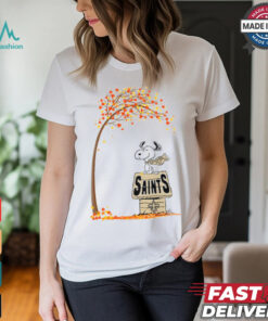 Snoopy Fall New Orleans Saints T Shirt