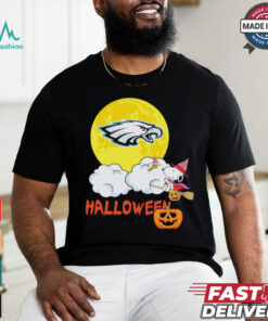 Snoopy Philadelphia Eagles NFL Halloween 2024 Shirt