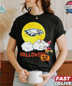 Snoopy Philadelphia Eagles NFL Halloween 2024 Shirt