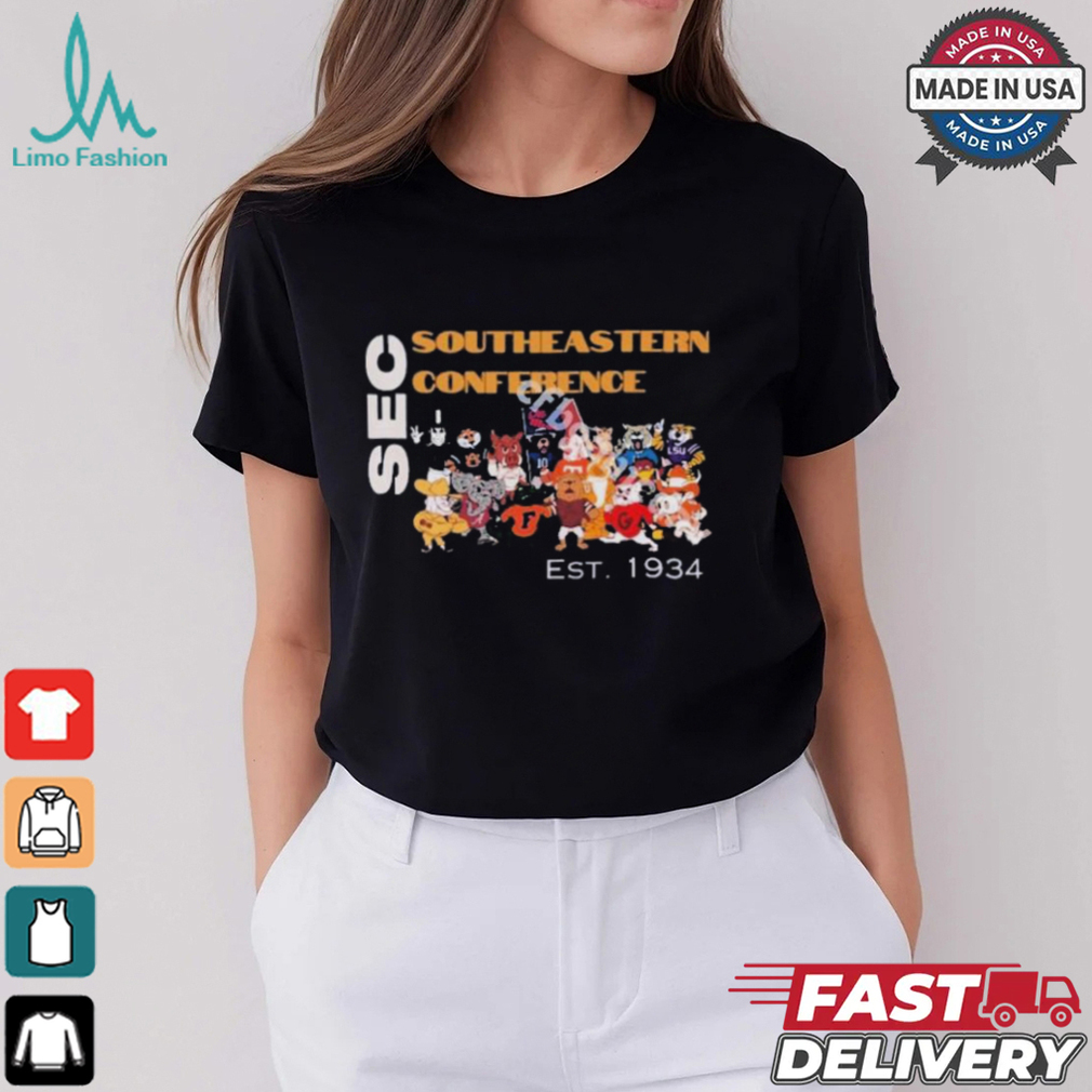 Southeastern Conference T Shirt Southeastern Conference T Shirt