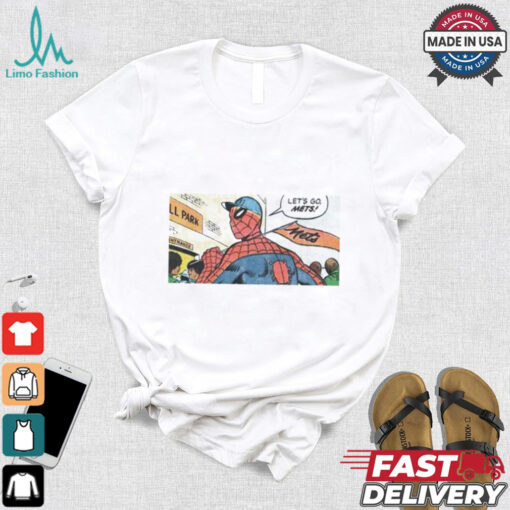Spider man Mets flag let’s go Mets shirt