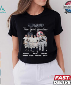 Squad Up New York Yankees Team MLB Signatures 2024 T shirt