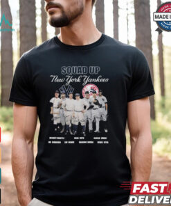 Squad Up New York Yankees Team MLB Signatures 2024 T shirt
