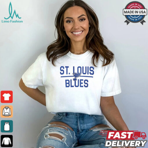 St. Louis Blues Starter Mesh Look Team Name Logo Pullover shirt