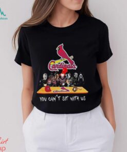 St. Louis Cardinals MLB Horror Movies Halloween You Can’t Sit With Us 2024 Shirt