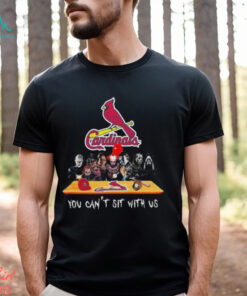 St. Louis Cardinals MLB Horror Movies Halloween You Can’t Sit With Us 2024 Shirt