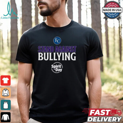 Stand Against Bullying Spirit Day Kansas City Royals Shirt