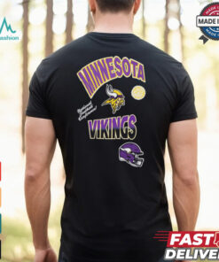 Standard Black Minnesota Vikings Turn It Up Drop Shoulder