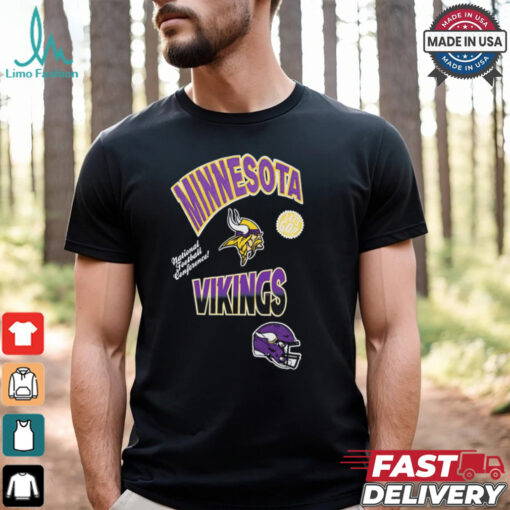 Standard Black Minnesota Vikings Turn It Up Drop Shoulder