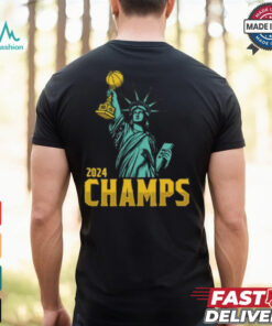 Statue Of Liberty New York Liberty 2024 WNBA Champs T Shirt