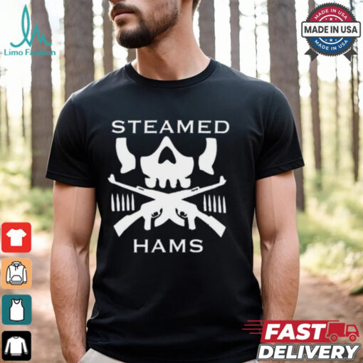 Steamed Hams Skull Guns Shirt