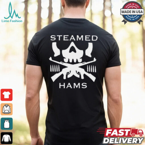 Steamed Hams Skull Guns Shirt