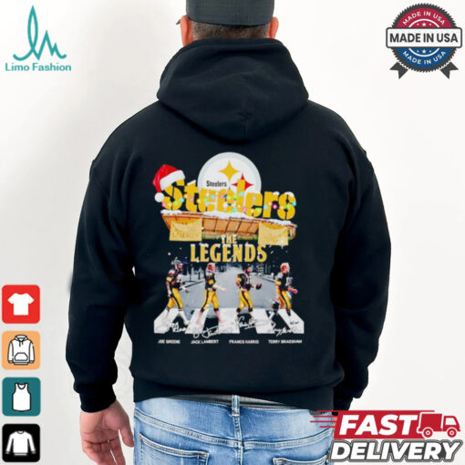 Steelers the legends thank you for the memories Christmas Shirt