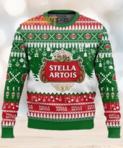 Stella Artois Beer Ugly Christmas Sweater – Fun Holiday Beer Sweater from the UK