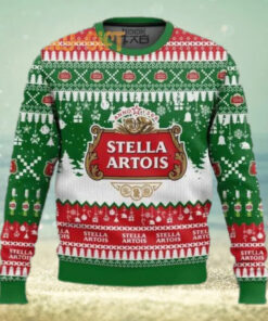 Stella Artois Beer Ugly Christmas Sweater – Fun Holiday Beer Sweater from the UK