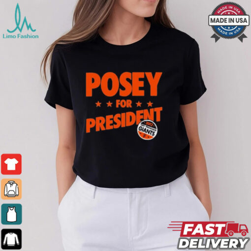 Steven Leandres Posey For President Sfgiants t shirt