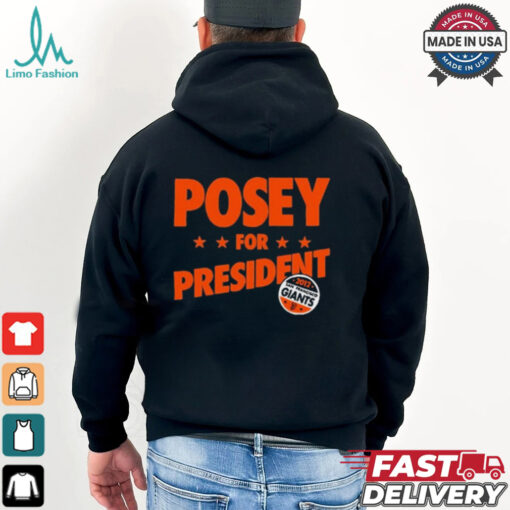 Steven Leandres Posey For President Sfgiants t shirt