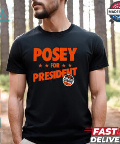 Steven Leandres Posey For President Sfgiants t shirt