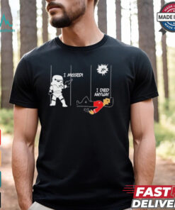 Stormtrooper And Redshirt In A Fight I Missed I Died Anyway Shirt