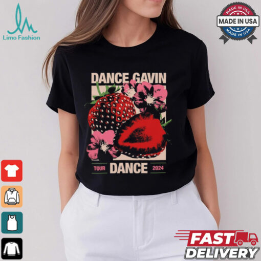 Strawberry Blossom Tour   Black T Shirt