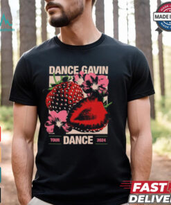 Strawberry Blossom Tour   Black T Shirt