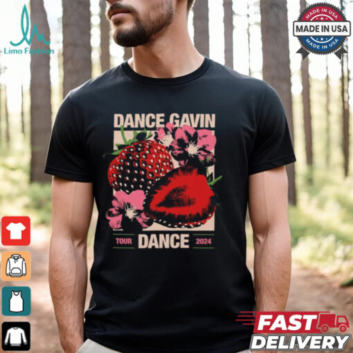 Strawberry Blossom Tour   Black T Shirt