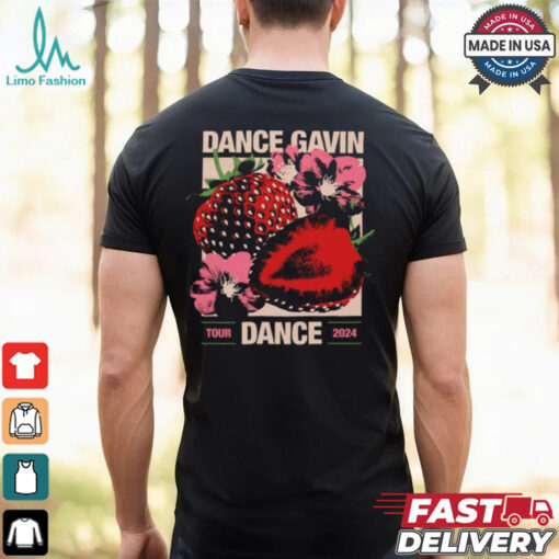 Strawberry Blossom Tour   Black T Shirt