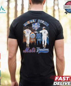 Subway Series Derek Jeter New York Yankees x Mike Piazza New York Mets Signatures Shirt