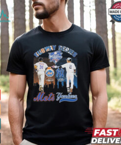 Subway Series Derek Jeter New York Yankees x Mike Piazza New York Mets Signatures Shirt