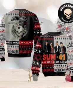 Sum 41 Heaven Hell Christmas Sweater Chirstmas Gifts 2024 Xmas For Family And Friends Ugly Sweater