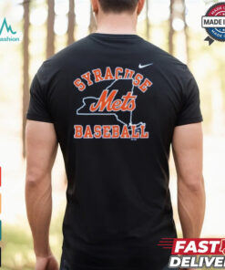 Syracuse Mets Workmark Over State Short Sleeve T Shirt