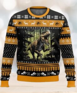 T Rex Jurassic Park World Ugly Sweater