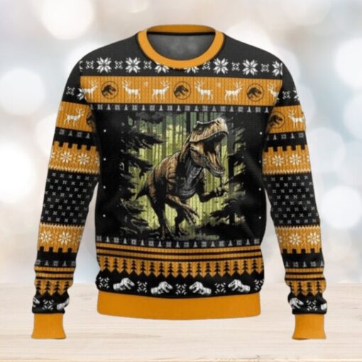 T Rex Jurassic Park World Ugly Sweater