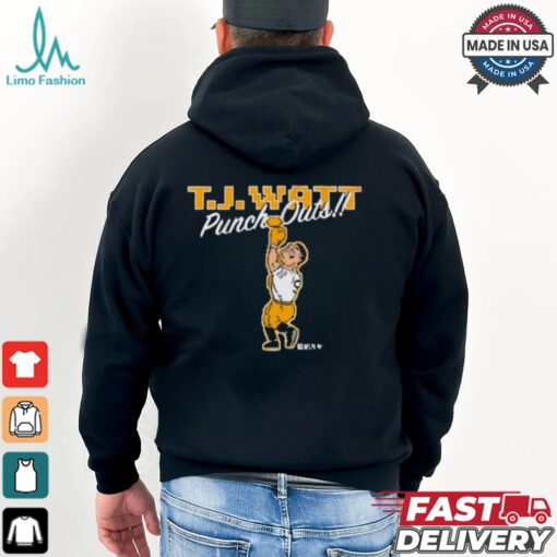 T.J. Watt Punch Outs Pittsburgh Steelers NFL t shirt