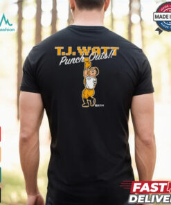 T.J. Watt Punch Outs Pittsburgh Steelers NFL t shirt