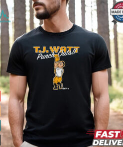 T.J. Watt Punch Outs Pittsburgh Steelers NFL t shirt
