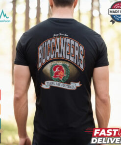 Tampa Bay Buccaneers Stoney Clover Lane x ’47 Black Glitter Rocker Retro Tubular T Shirt