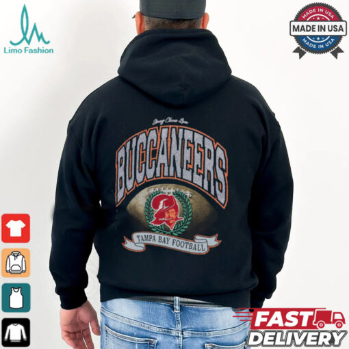 Tampa Bay Buccaneers Stoney Clover Lane x ’47 Black Glitter Rocker Retro Tubular T Shirt