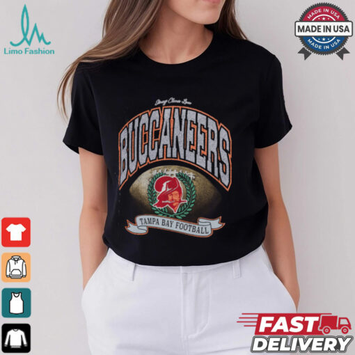 Tampa Bay Buccaneers Stoney Clover Lane x ’47 Black Glitter Rocker Retro Tubular T Shirt