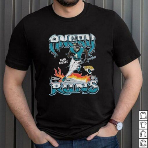Tank Bigsby Jacksonville Jaguars Angry Runs Player Graphic Tri Blend T shirt