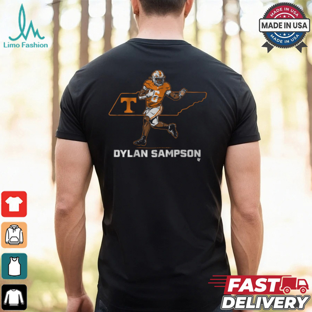 Tennessee Football Dylan Sampson State Star Shirt Tennessee Football Dylan Sampson State Star Shirt