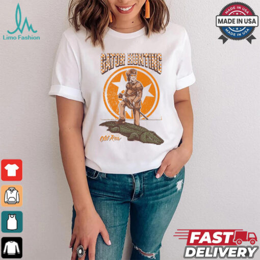 Tennessee State Flag Orange Gator Hunting Football t shirt