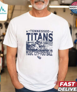 Tennessee Titans Gameday Music City Football Vintage Stadium Shirt