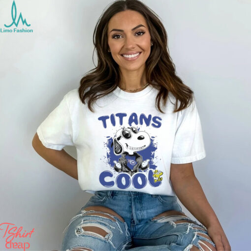 Tennessee Titans NFL Team Snoopy Joe Cool T Shirt