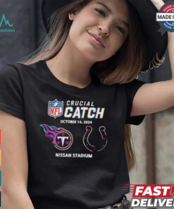 Tennessee Titans Vs Indianapolis Colts October 14, 2024 NFL Crucial Catch t shirt