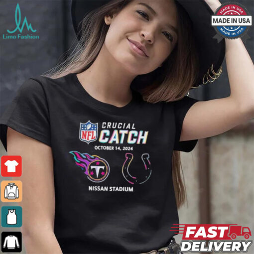 Tennessee Titans Vs Indianapolis Colts October 14, 2024 NFL Crucial Catch t shirt