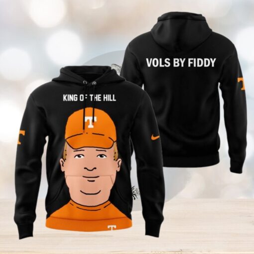 Tennessee Volunteers King Of The Hill 2024 Black Hoodie1