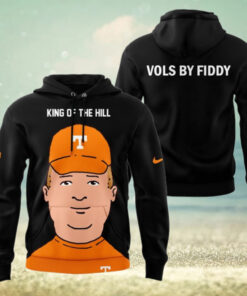 Tennessee Volunteers King Of The Hill 2024 Black Hoodie1